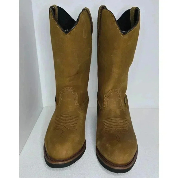 Dan Post Albuquerque Waterproof Work Boot DP69681, Distressed Mid Brown Sz 10 D - Picture 2 of 13